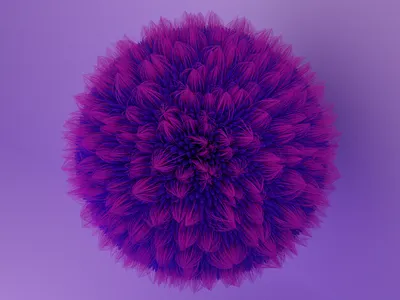 Fur Ball 3d blender branding colorful design fantasy figma fur graphic design hair illustration ui