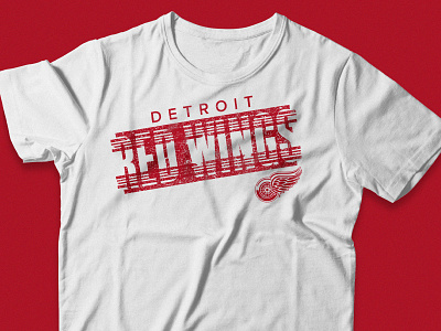 DRW - Giveaway T-Shirt creative design detroit detroit red wings graphic design hockey nhl red wings tshirt typography