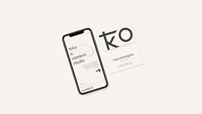 Toko Strategies Mobile & Business Card branding business card design graphic design logo minimalist mobile mobile design print ui web web design website