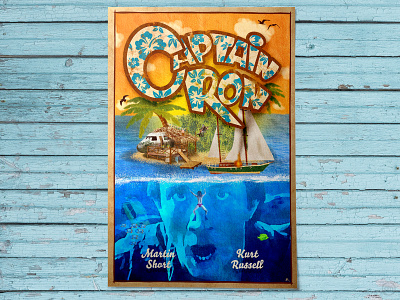 Captain Ron - Alternative Movie Poster adobe fresco alternative movie poster captain ron film film poster fresco illustration island movie movie poster ocean poster design poster designer vector