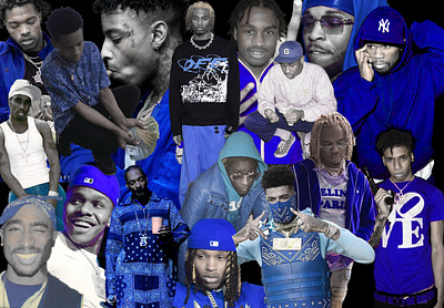 Blues Story collage graphic design photoshop rap