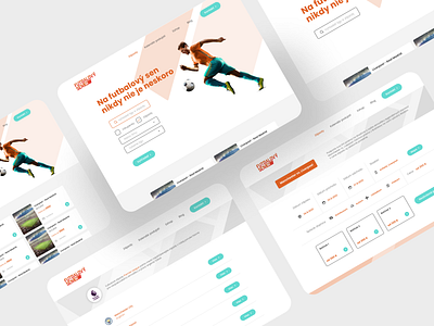 Futbalový sen design graphic design ui ux