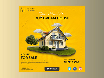 Real Estate Social Media Post Design banner design banner sale design facebook banner graphic design home sale instagram banner instagram post linkedin banner post design real estate real estate home sale real estate post sale banner sale post social media social media post design