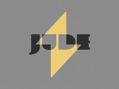 Jude Wordmark brand identity branding design graphic design lettering lettermark logo typography wordmark