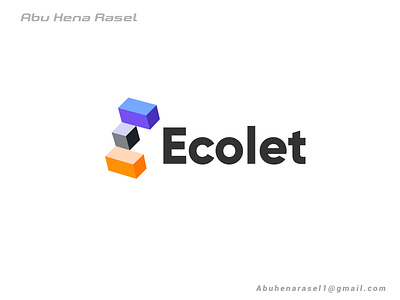 Ecolet Brand Identity Logo Mark 3d logo agency brand identity brand mark branding custom design digital e identity letter logo logo logo branding logo design logo maker minimalist modern startup symbol