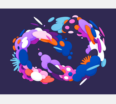 Adobe logo abstract concept design illustration logo ui vector zutto