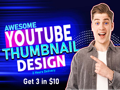 Attractive YouTube Thumbnail Design & Grow your CTR best design branding creative design design graphic design illustration logo stylish book cover design thumbnail ui youtube thumbnail design