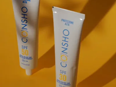 Eco minerale zonnecrème beauty huidverzorging illustration spf zonnecrème