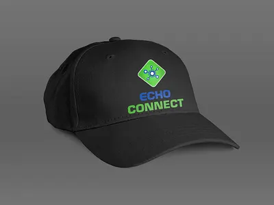 EchoConnect Swag Hat graphic design