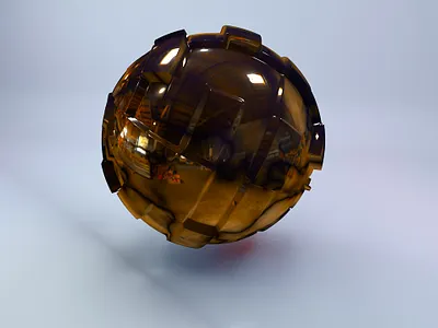 abstract sphere 3d cinema 4d illustration