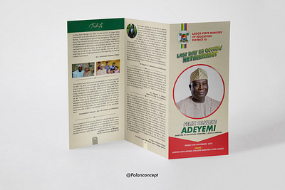 A Trifold Brochure branding brochure corel design graphic design