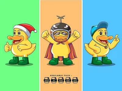 Duck Mascot Character Illustration animals artwork branding cartoon character clothing cute design duck esport graphic design illustration logo mascot ui vector