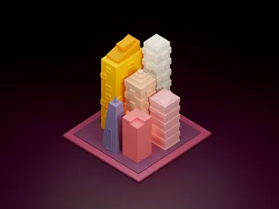 Buildings 3d blender buildings realestate
