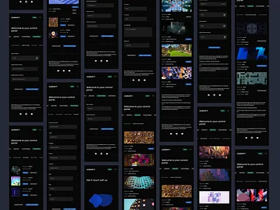 Minecraft Servers — Responsive Mobile Design branding clean creative design frontend illustration interface design minimal mobile modern product design responsive responsive design ui user interface ux web design web development website website design