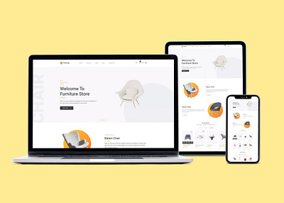 Furniture Store - Shopify business website elementor furniture home décor landing page shopify website website design wordpress