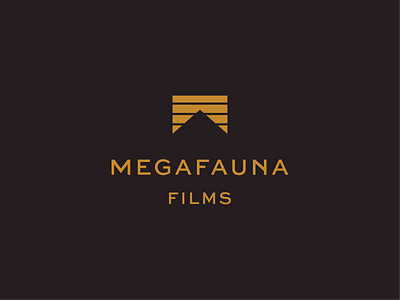 MEGAFAUNA FILMS BRANDING AND IDENTITY branding film logo mountain pnw snowboard vector