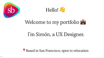 Simón I UX Portfolio 2022 user experience portfolio ux ux design ux portfolio ux research