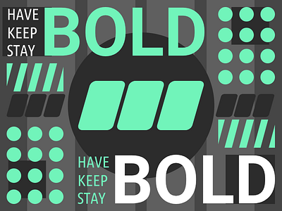 BOLD illustration vector