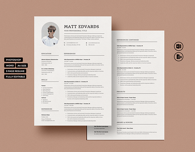 Resume CV a4 resume cover letter curriculum vitae cv cv resume diy graphic design job resume job search resume resume cover letter resume cv resume design us letter resume web developer resume word resume