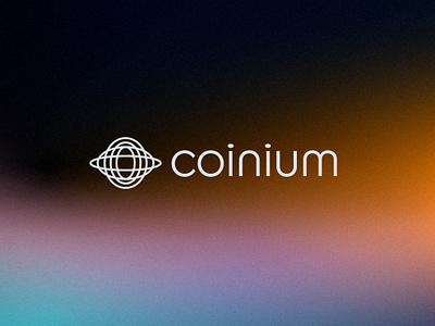 Coinium | Brand Ideation app brand branding coin crypto currency design gradient logo logo design minimal money platform simple software start startup tech up