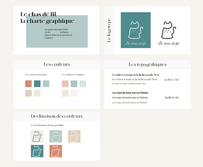 lechasdefil.fr - charte graphique du projet branding charte graphique development figma illustrator logo ui web project