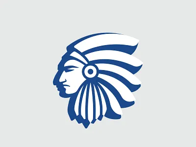 American Indian Logo american american indian amerind design flat head human illustration indian legacy local logo minimal native people vector