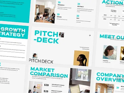 Pitch Deck Presentation Template aesthetic business company design exploration graphic design pitch deck presentation slide deck template typography