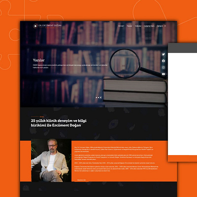 Dr. Ercüment Doğan | Kişisel Web Sitesi interface ui user interface ux uıux web web site