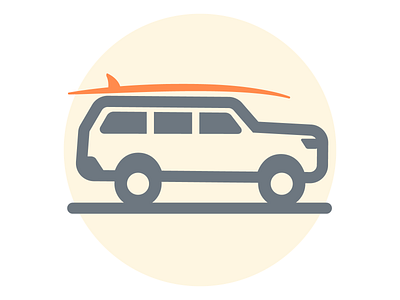 Friday Feeling 4runner autotrader beach car icon offroad surfboard suv