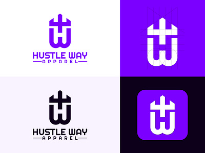 Hustle Way Apparel Logo Design app icon apparel logo brand brand identity branding branding design design fashion logo hustle way hustle way apparel logo design hustle way logo hw logo icon illustration kawsar patwary kawsarpatwary5 logo logodesign ui