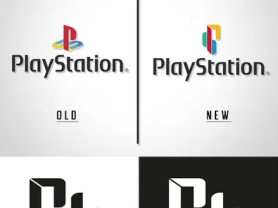 PlayStation Logo Design branding design graphic design illustration logo playstationlogo redesign