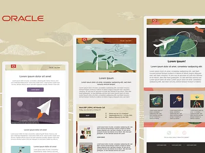 HTML-Coded Email Module Library for Oracle blast branding design eloqua email email design email marketing graphic design html illustration internal communication logo oracle template typography ui vector