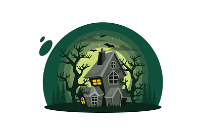 Haunted House Halloween scary