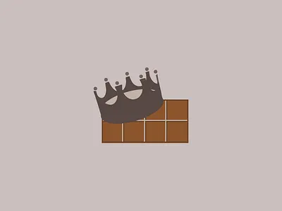 queen choco logo cafe chocolate decoration design graphic design illustration logo restaurant