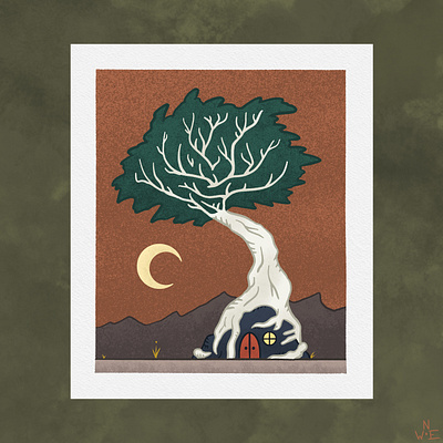 Treehouse Illustration branding design illustration