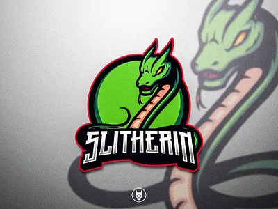 Green Snake branding design esports fantasy graphic design green illustration logo mascot logo slither snake vector viper
