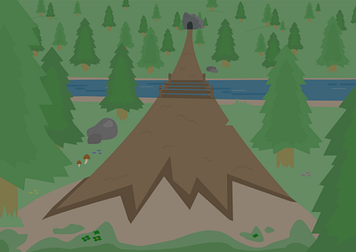 Forest Trail affinity designer design forest graphic design green nature vector vector art