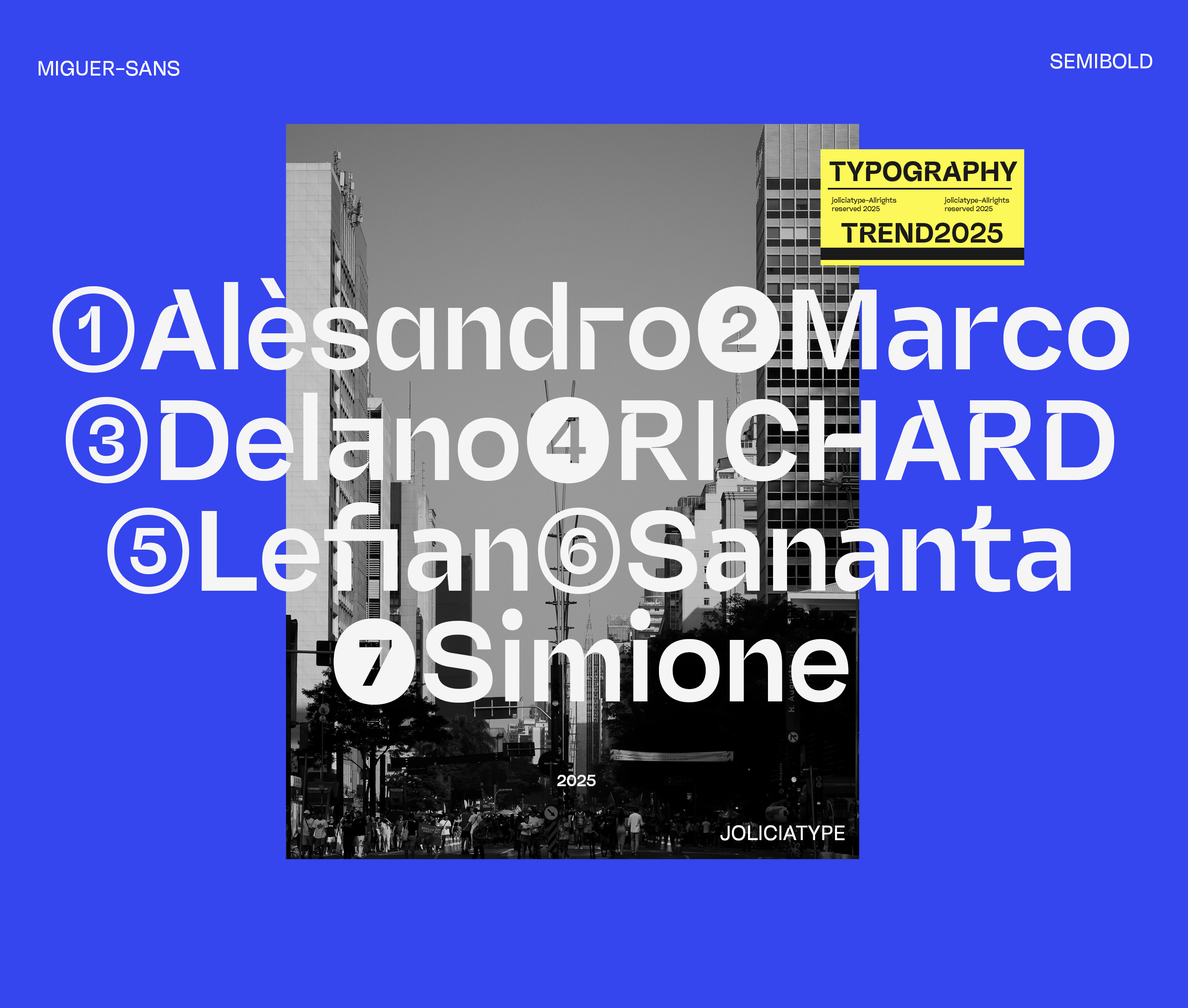 Example of Custom Typeface Service