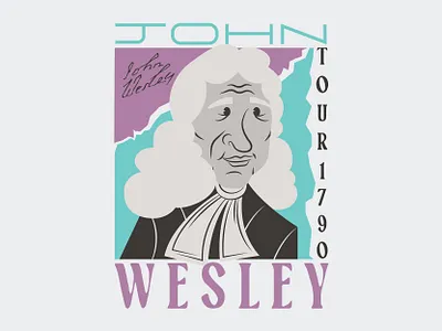 Tours d'oeuvres awakening bible caricature cartoon illustration jesus john wesley seedbed t shirt theologians wesley