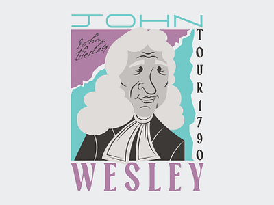 Tours d'oeuvres awakening bible caricature cartoon illustration jesus john wesley seedbed t shirt theologians wesley