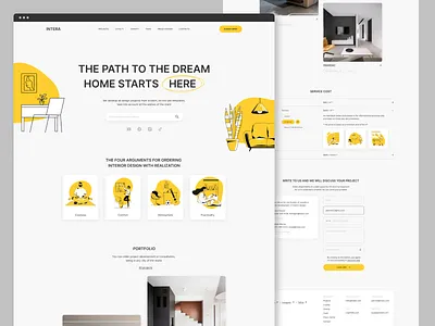 In Tera - Website Concept adaptive concept design ui uiux ux web webdesign website