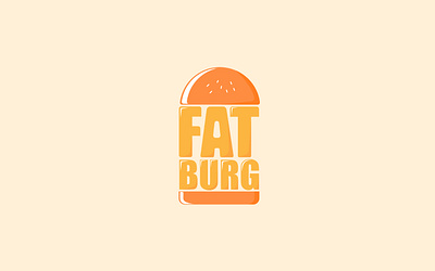 Fat Burg branding burger cartoon design dribbble fat funny graphic design illustration lettermark logo minimal pictorial real burger teasty trending vector wordmark yellow