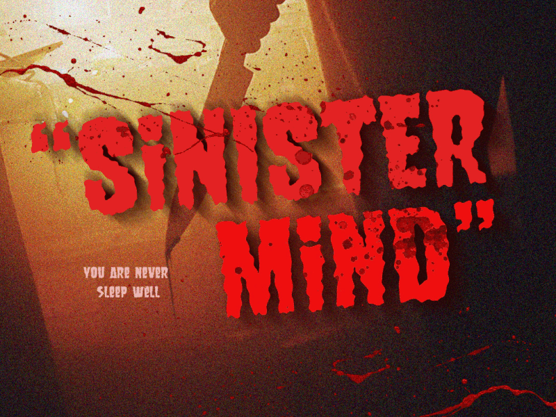 Sinister Mind - Horror-Creepy Font freebies spooky