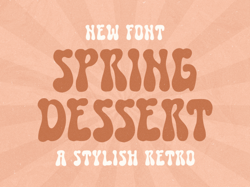 Spring Dessert - A Stylish Retro bubbly freebies