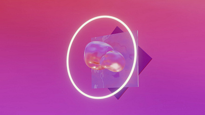 GeometricUniverse 3d design graphic design mobile motion ui ux