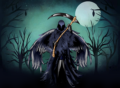 reaper illustration design graphic design illustration logo vector