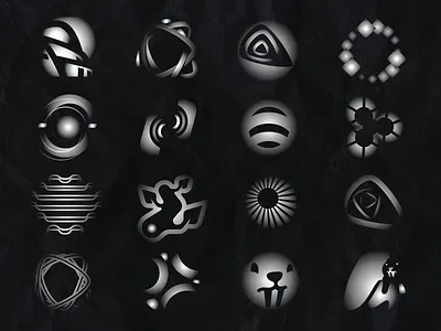 logos abstract beaver blacklogos branding circle grain illustration illustration art linelogo logo logomaker logoset negativespace proposals vector