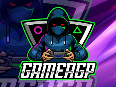 GAMERGP design graphic design icon illustration illustrator logo vector