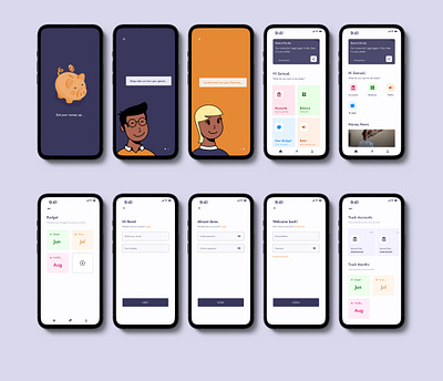 TRACKS app design design finance app mobile design ui ux