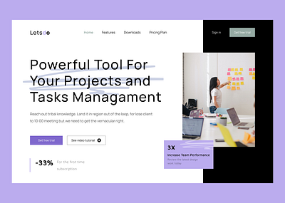 SaaS Product - Landing Page Design best shot bestshot branding design illustration landing page logo ui uiux vector